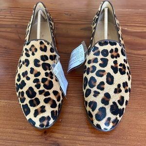 Peter Millar Women’s Calf Hair Leopard Loafers NIB